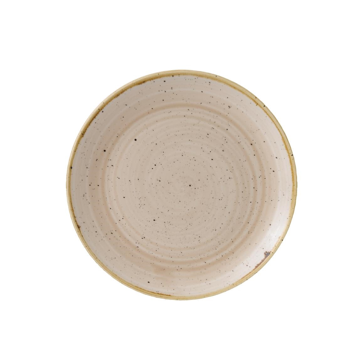 Churchill Stonecast Round Coupe Plates Nutmeg Cream 217mm (Pack of 12)
