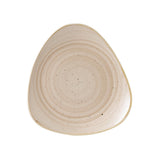 Churchill Stonecast Triangle Plates Nutmeg Cream 311mm (Pack of 6)