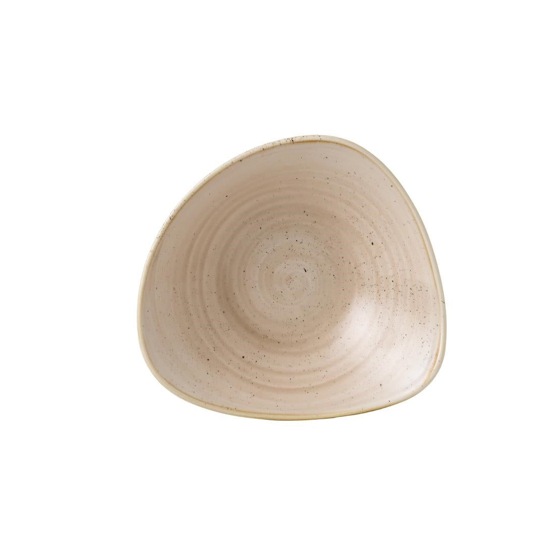 Churchill Stonecast Triangle Bowls Nutmeg Cream 235mm (Pack of 12)