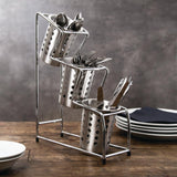 Craven Chrome Plated Cutlery 3 Pot Holder