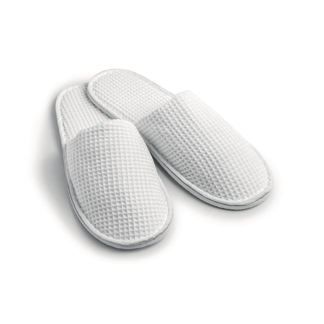 Mitre Essentials Honeycomb Bathrobe and Slipper Set Medium