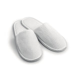 Mitre Essentials Honeycomb Bathrobe and Slipper Set Medium