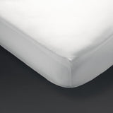 Mitre Comfort Percale Fitted Sheet White Single