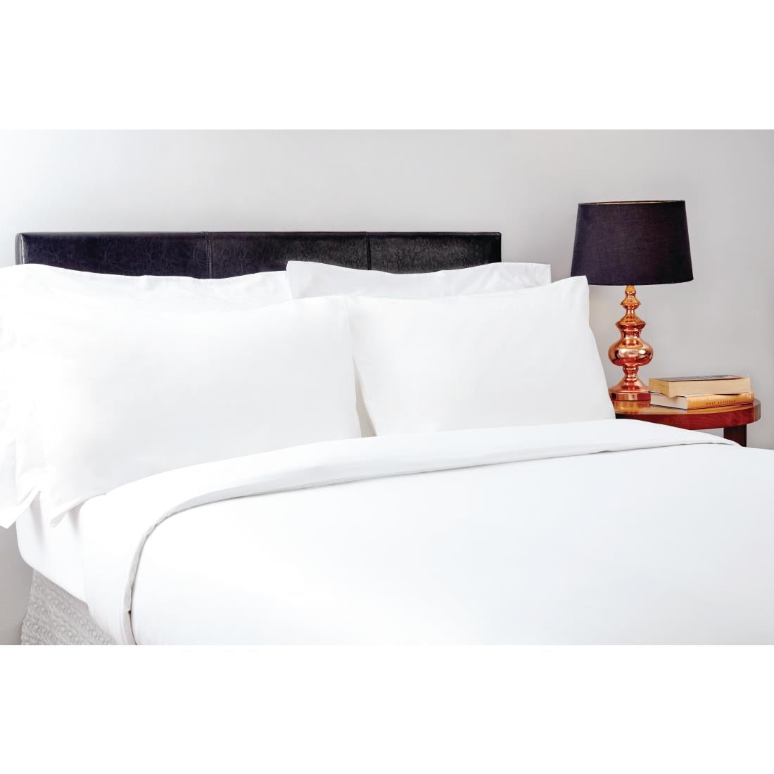 Mitre Essentials Pyramid Oxford Pillowcases White (2 Pack)