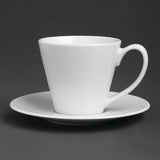 Royal Porcelain Classic White Tea Cups Saucers 145mm (12 Pack)