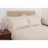 Comfort Satin Duvet Cover Oatmeal Double