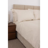 Mitre Comfort Satin Oxford Pillowcase Oatmeal (2 Pack)