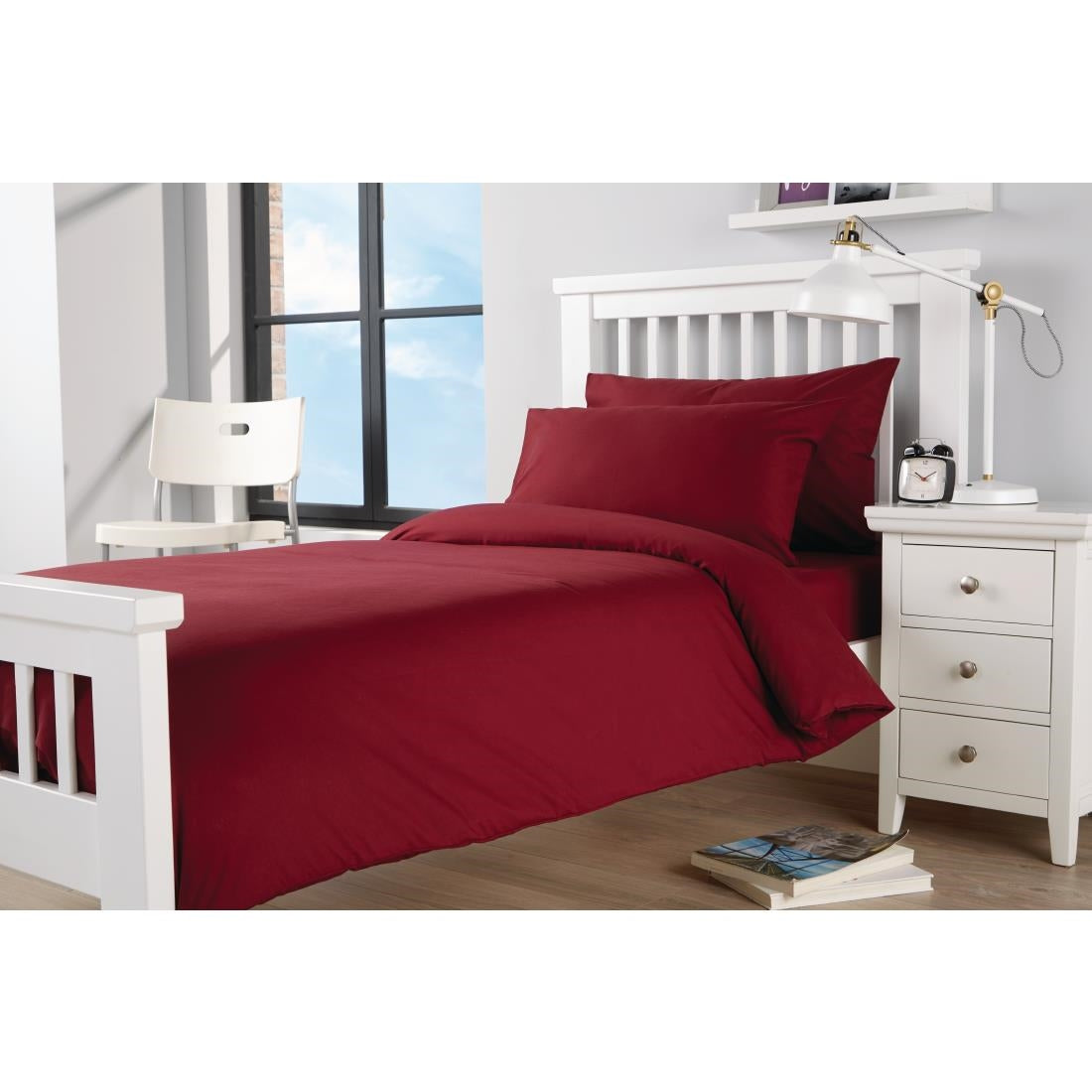 Mitre Essentials Spectrum Duvet Cover Claret Double