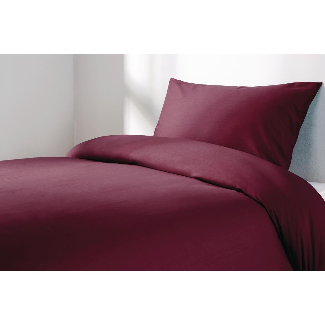 Mitre Essentials Spectrum Flat Sheet Claret Double