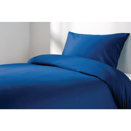 Mitre Essentials Spectrum Kick Pleat Valance Indigo Double
