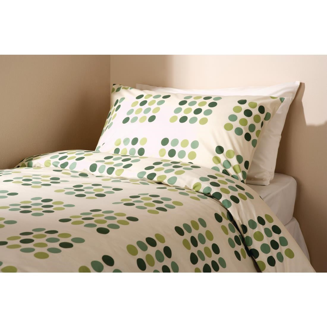 Mitre Essentials Memphis Duvet Cover Green Double