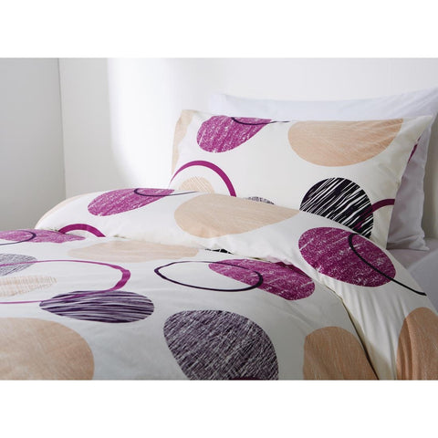 Mitre Essentials Eclipse Double Duvet Cover Purple