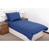 Essentials Temir Duvet Cover Navy Single Open