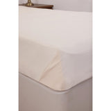 Mitre Essentials Temir Flat Sheet Oatmeal Single
