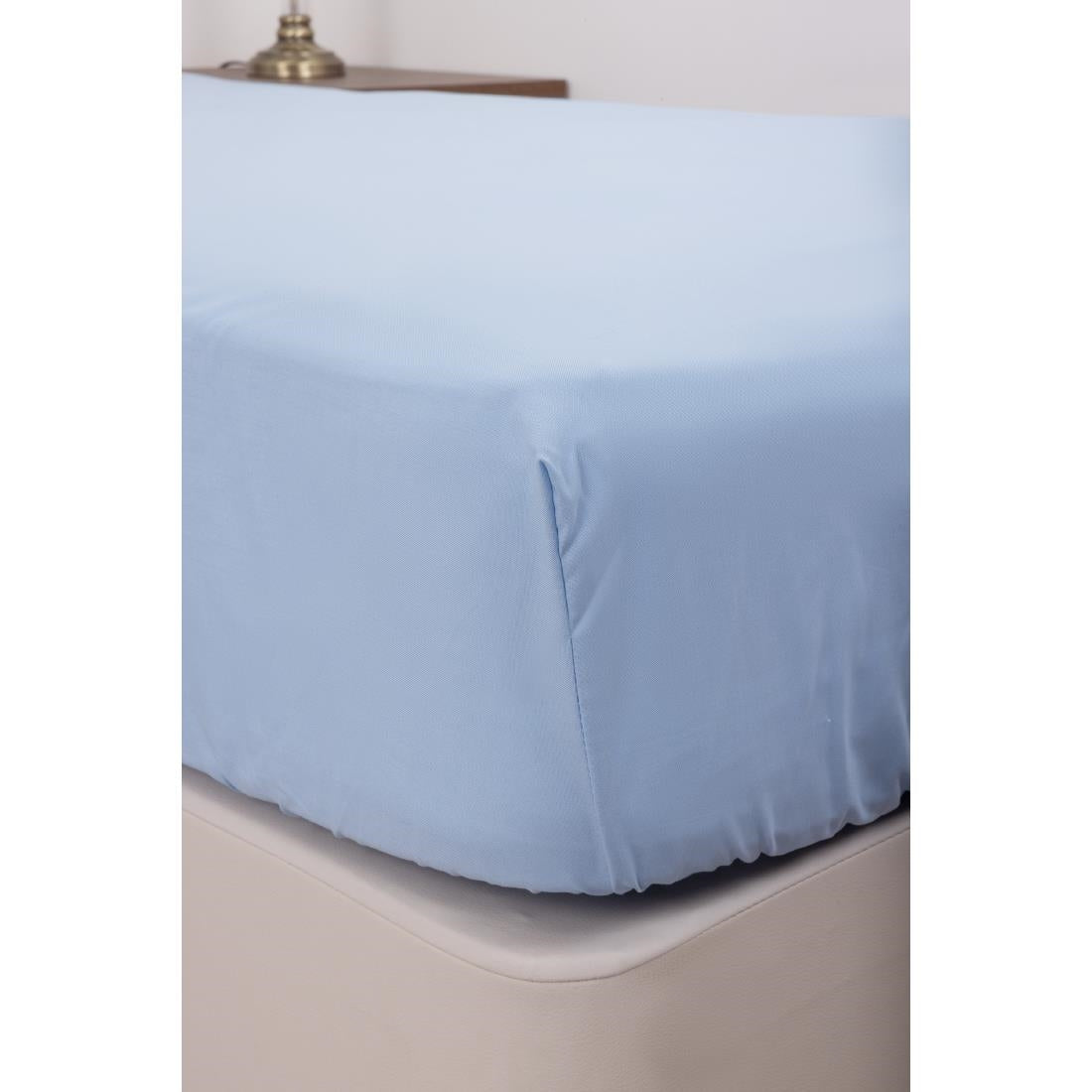 Mitre Essentials Temir Fitted Sheet Blue Single