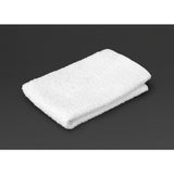 Mitre Essentials Carnival Face Cloth White (10 Pack)