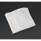 Mitre Essentials Carnival Face Cloth White (10 Pack)
