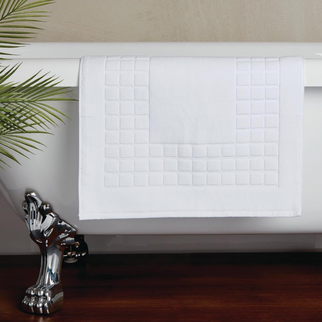 Mitre Luxury Savanna Bath Mat White