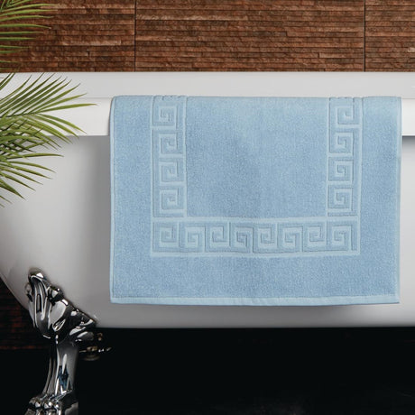 Mitre Essentials Nova Bath Mat Blue