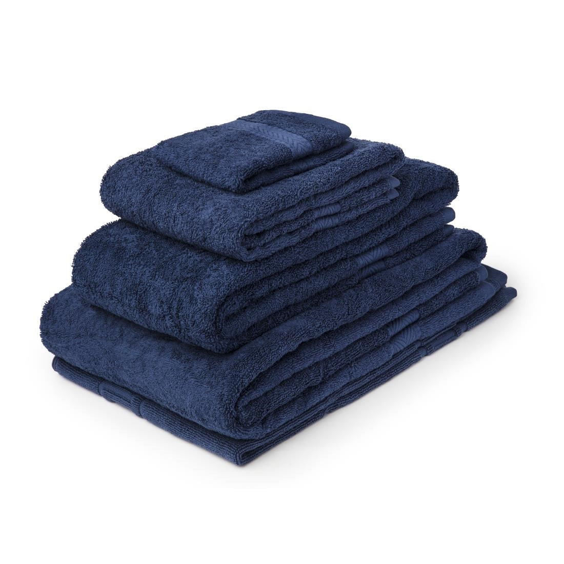 Mitre Essentials Nova Face Cloth Navy (10 Pack)