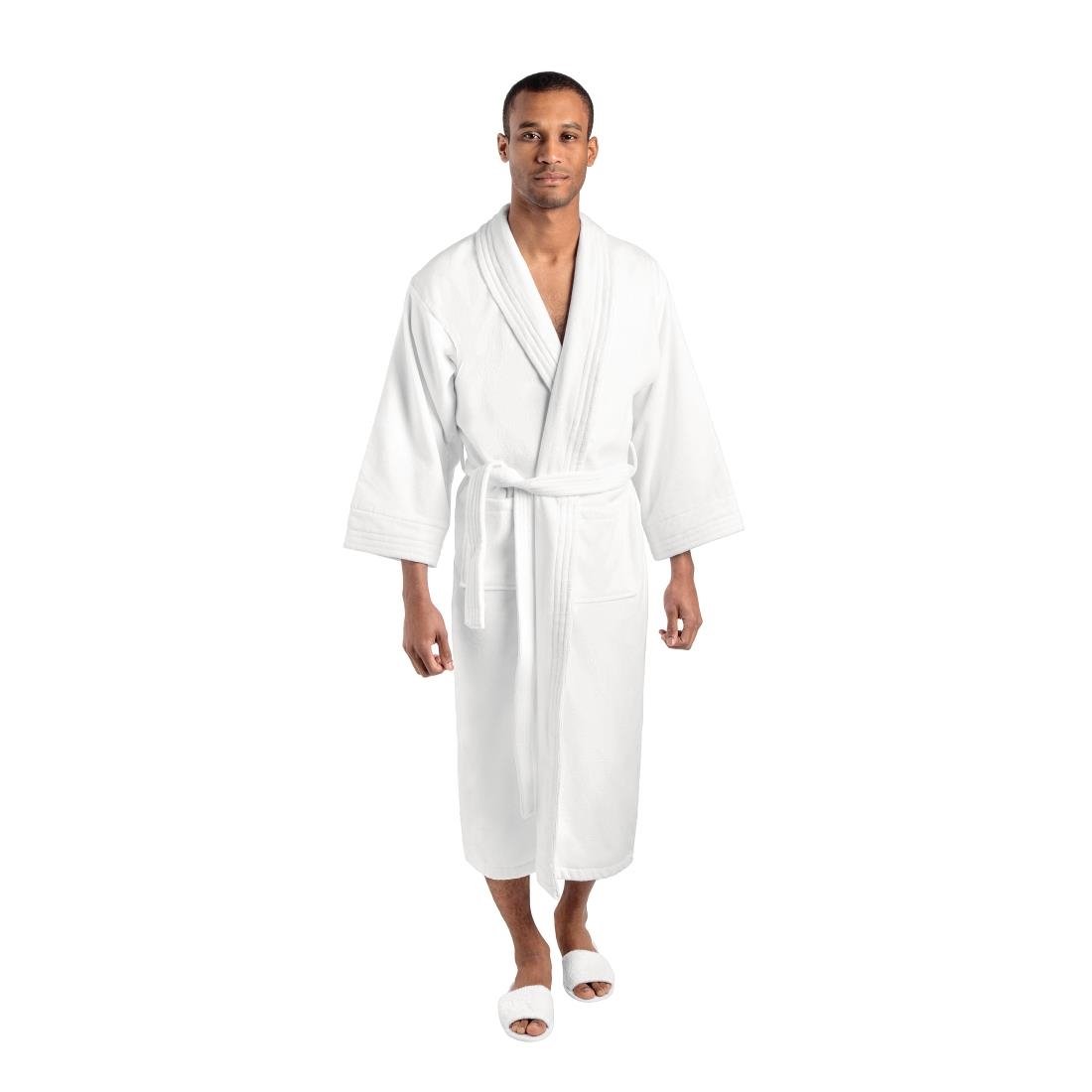 Mitre Luxury Ambassador Large Bathrobe White