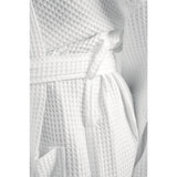 Mitre Essentials Honeycomb Bathrobe White Large