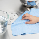 Nisbets Essentials Blue Micro Fibre Cloth 300x300mm - Roll of 50 tear-off sheets
