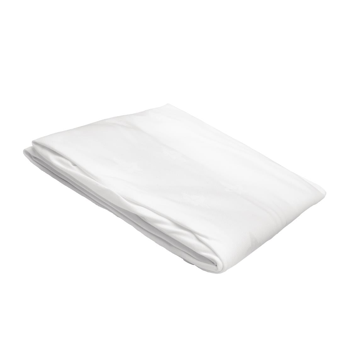 Mitre Luxury Luxor Round Tablecloth White 2300mm