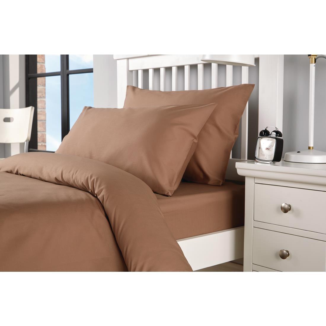 Mitre Essentials Spectrum Housewife Pillowcase Mocha