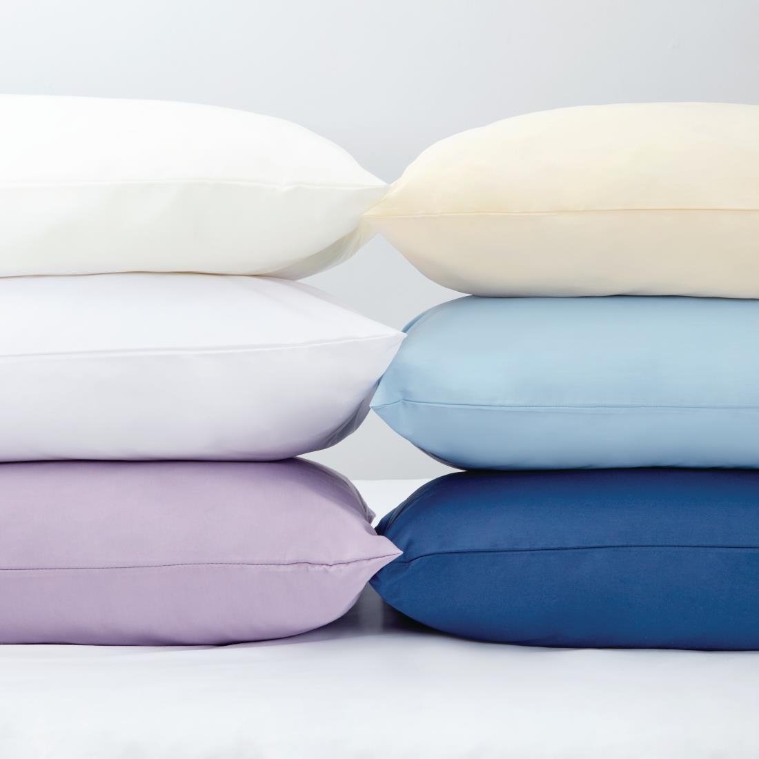Mitre Essentials Temir Housewife Pillowcase Ivory (2 Pack)
