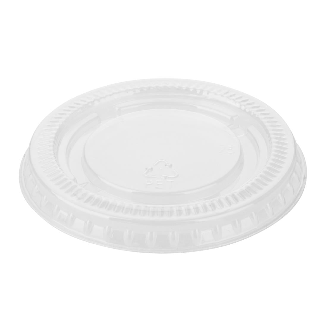 Fiesta Recyclable PET Lid for Portion Pots (1000 Pack)