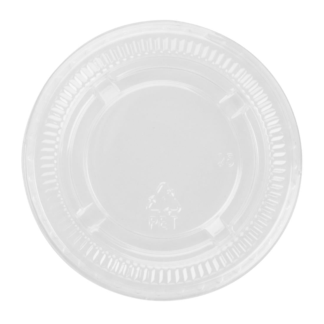 Fiesta Recyclable PET Lid for Portion Pots (1000 Pack)