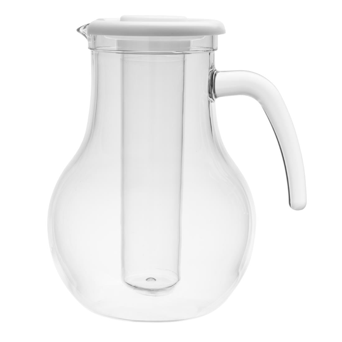 Olympia Kristallon Jug With Cooling Tube Polycarbonate Plain 1600ml