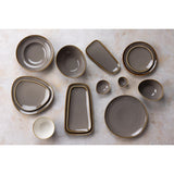 Olympia Kiln Smoke Round Coupe Plates 180mm (6 Pack)