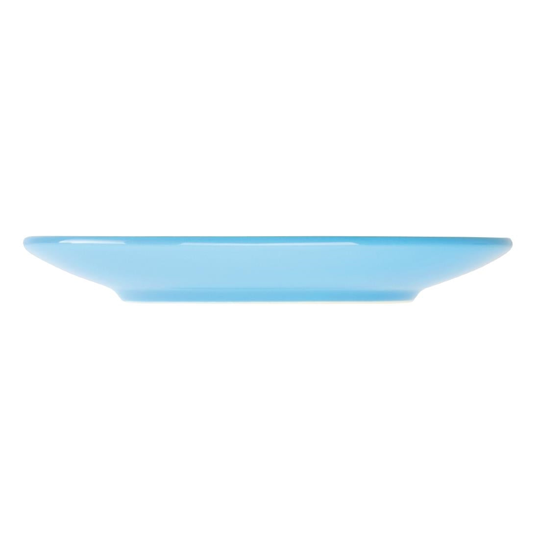 Olympia Cafe Coupe Plates Blue 205mm (12 Pack)
