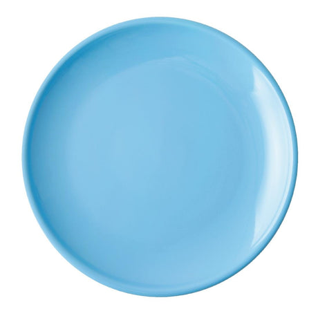 Olympia Cafe Coupe Plates Blue 205mm (12 Pack)