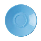 Olympia Cafe Espresso Saucers Blue 117mm (12 Pack)
