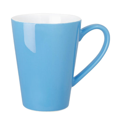 Olympia Cafe Latte Cups Blue 340ml (12 Pack)
