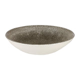 Churchill Studio Prints Raku Round Coupe Bowls Quartz Black 182mm (12 Pack)