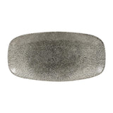 Churchill Studio Prints Raku Rectangular Plates Quartz Black 298mm (12 Pack)