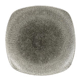 Churchill Studio Prints Raku Square Plates Quartz Black 252mm (12 Pack)