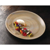 Churchill Stonecast Patina Antique Taupe Coupe Plates Taupe 165mm