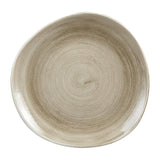 Churchill Stonecast Patina Antique Organic Round Plates Taupe 286mm (12 Pack)