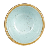 Churchill Stonecast Round Dip Pots Duck Egg Ripple 57ml (12 Pack)