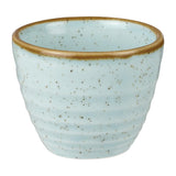 Churchill Stonecast Round Dip Pots Duck Egg Ripple 57ml (12 Pack)