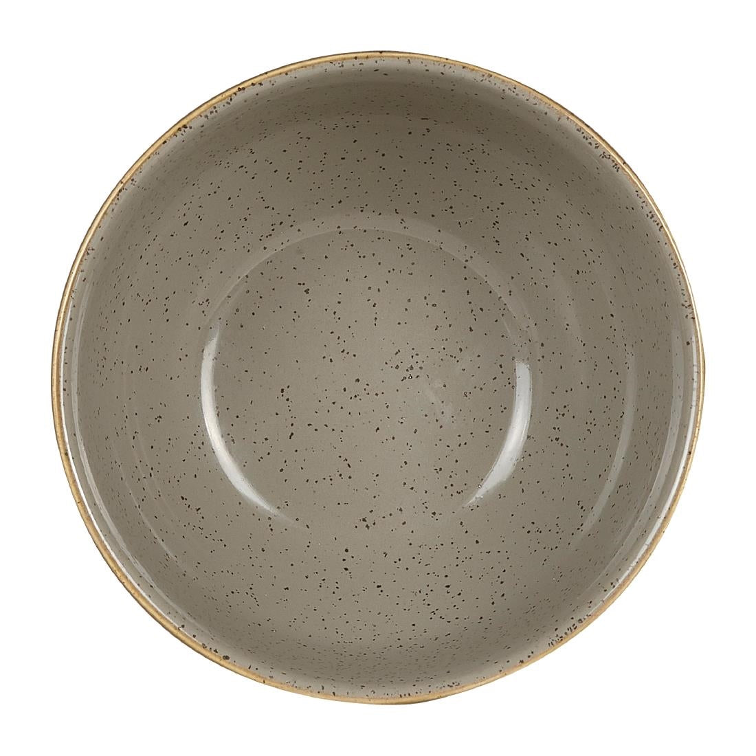 Churchill Stonecast Round Soup Bowls Peppercorn Grey 132mm (12 Pack)