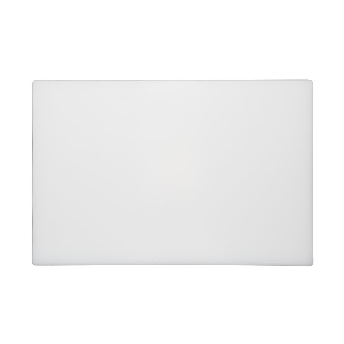 Hygiplas Low Density Antibacterial Chopping Board White 450x300x10mm
