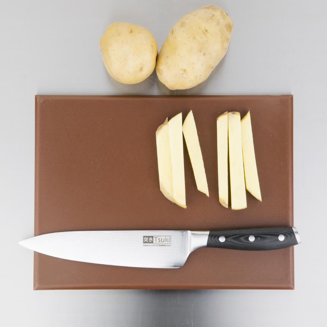 Hygiplas High Density Brown Chopping Board Small 305x229x12mm