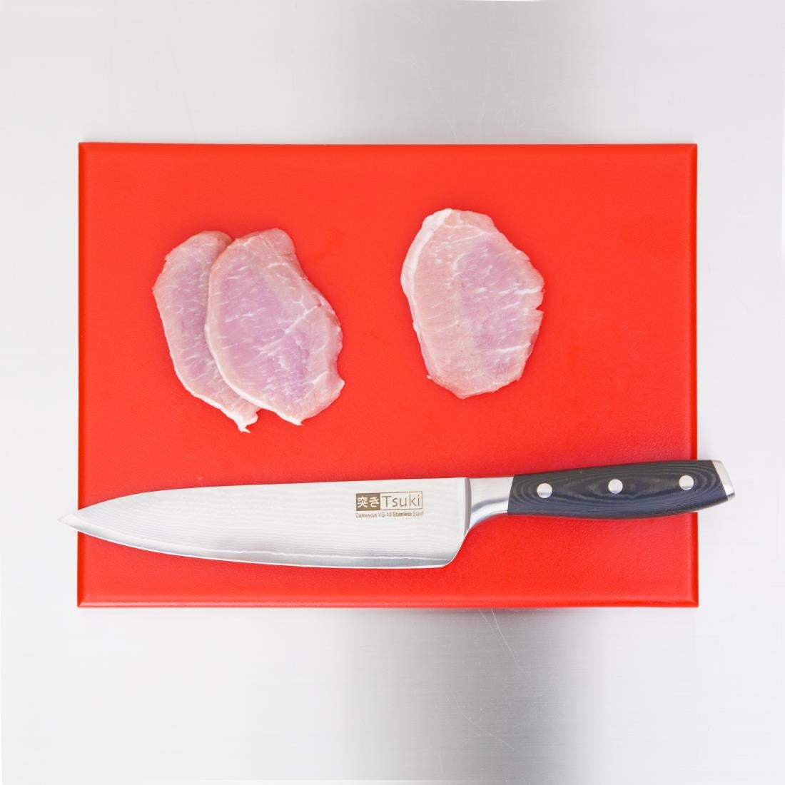 Hygiplas High Density Red Chopping Board Small 305x229x12mm