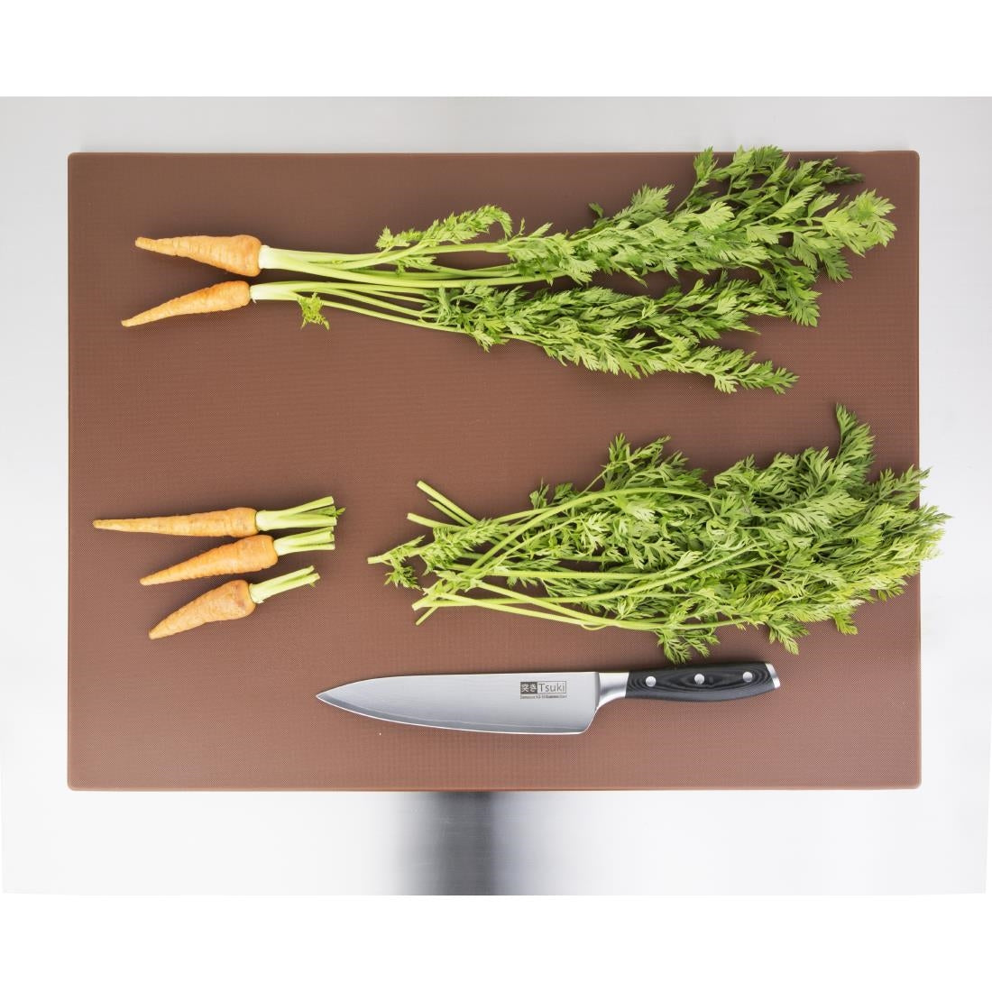 Hygiplas Low Density Brown Chopping Board Large 600x450x10mm